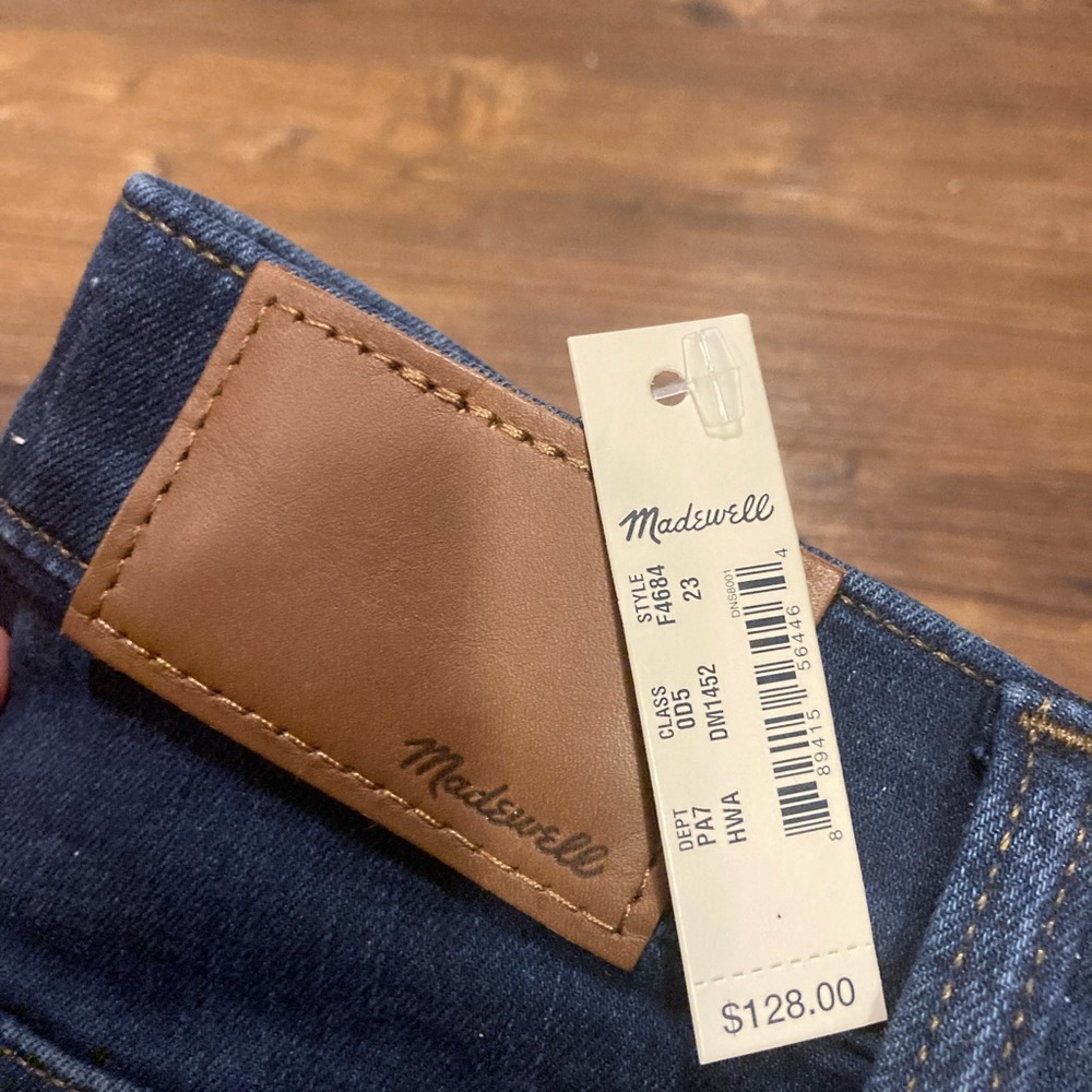 NWT Madewell 10" High Rise Skinny Jeans Size 23 Women's Hayes Wash Style #F4684 - Picture 2 of 13